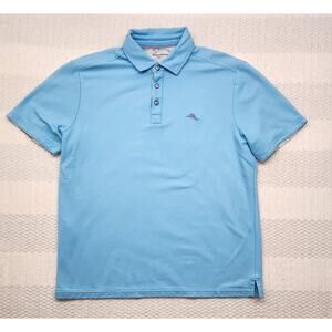 🌴 Tommy Bahama Men’s Polo Shirt – Island Zone Blue | Size Medium (M) 🌴